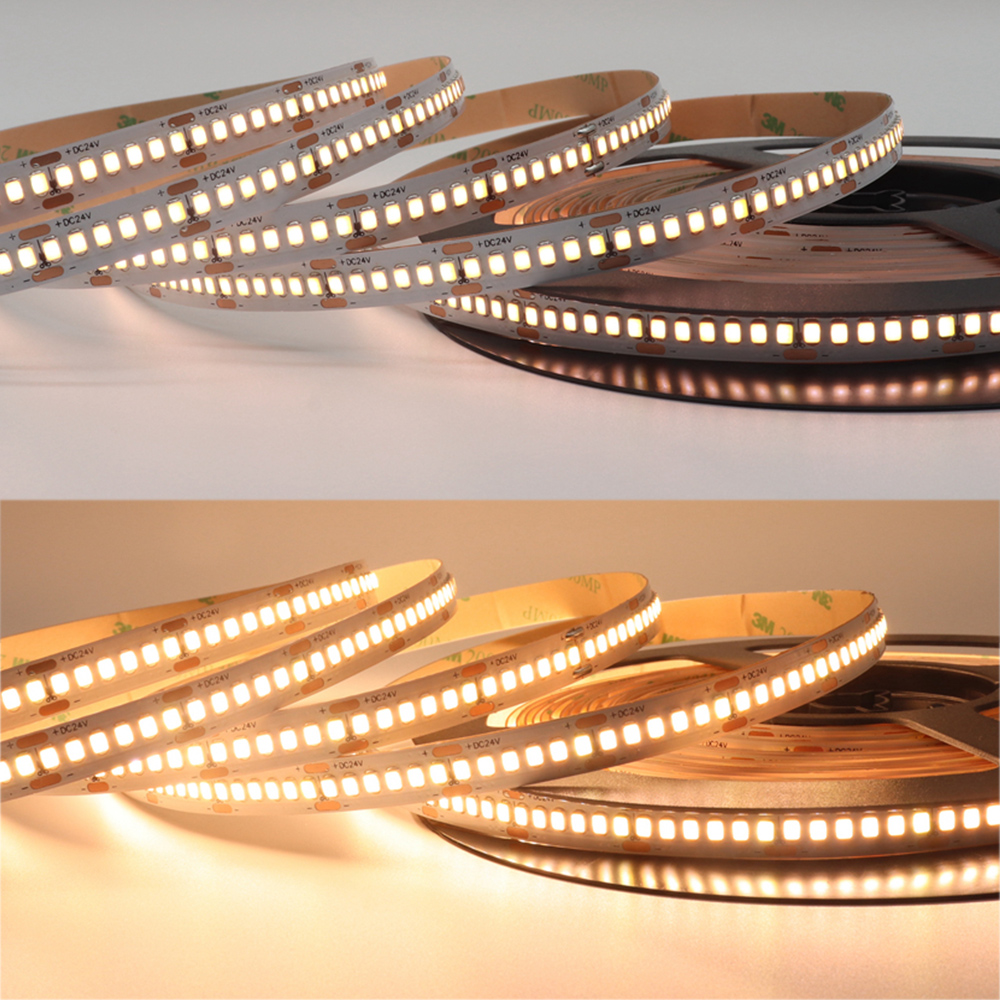 2835 High-Density 240LEDs/M Built-in Constant Current White Color Flexible LED Tape Light - 24V 2835 High-Density 240LEDs/M Built-in Constant Current White Color Flexible LED Tape Light - 24V